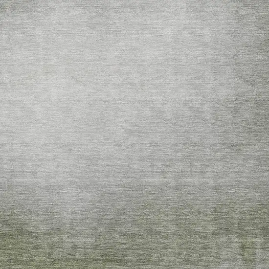 Lime Green Brown And Beige Abstract Washable Indoor Outdoor Area Rug Photo 2