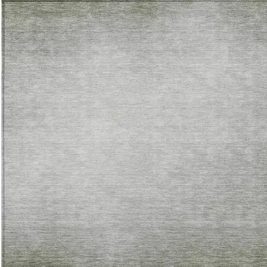 Lime Green Brown And Beige Abstract Washable Indoor Outdoor Area Rug Photo 2