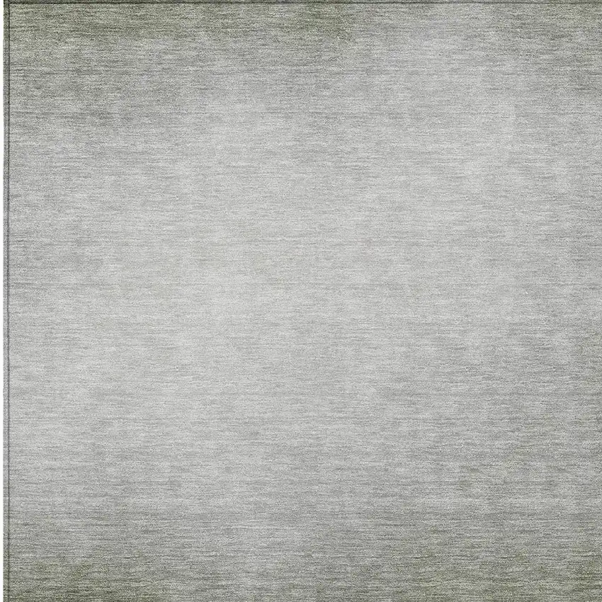 Lime Green Brown And Beige Abstract Washable Indoor Outdoor Area Rug Photo 2