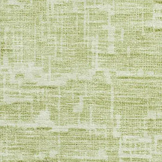 Lime Green Gray And Charcoal Ombre Washable Area Rug With UV Protection Photo 2