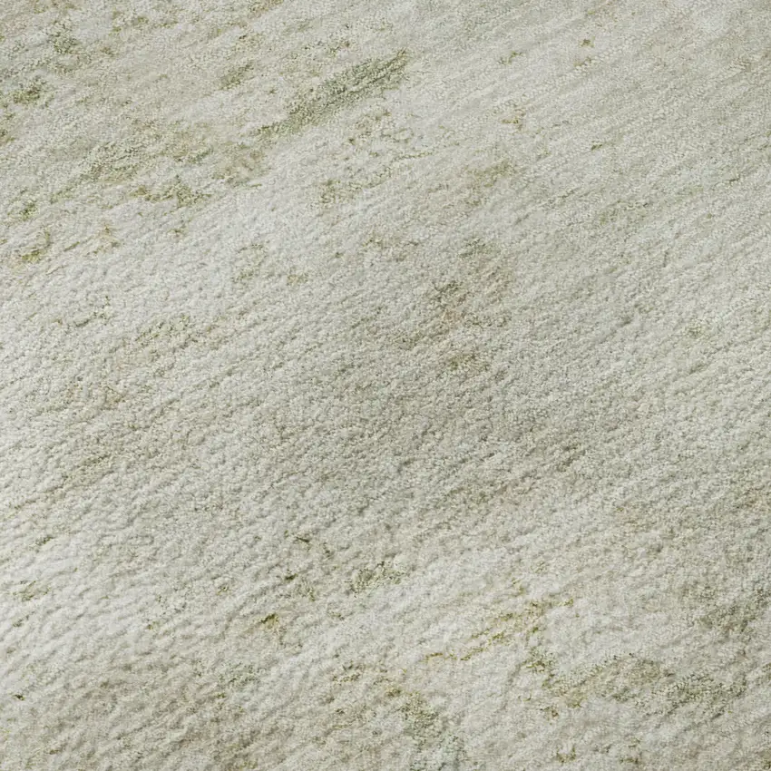 Linen And Beige Abstract Washable Area Rug With UV Protection Photo 1