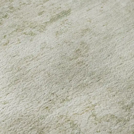 Linen And Beige Abstract Washable Area Rug With UV Protection Photo 1