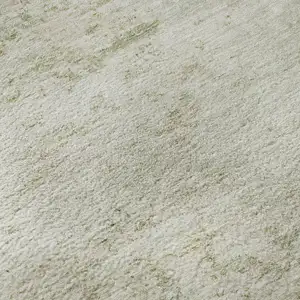 Photo of Linen And Beige Abstract Washable Area Rug With UV Protection