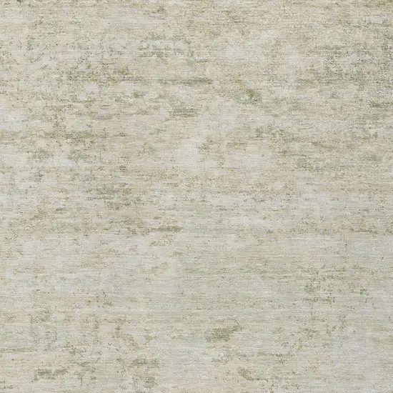 Linen And Beige Abstract Washable Indoor Outdoor Area Rug Photo 4