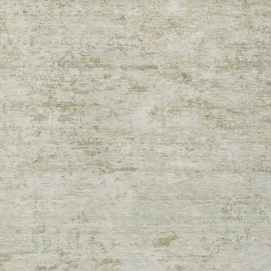 Linen And Beige Abstract Washable Indoor Outdoor Area Rug Photo 4