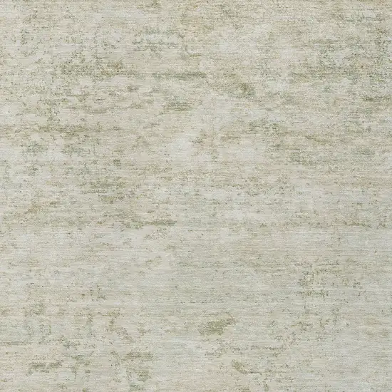 Linen And Beige Abstract Washable Indoor Outdoor Area Rug Photo 4