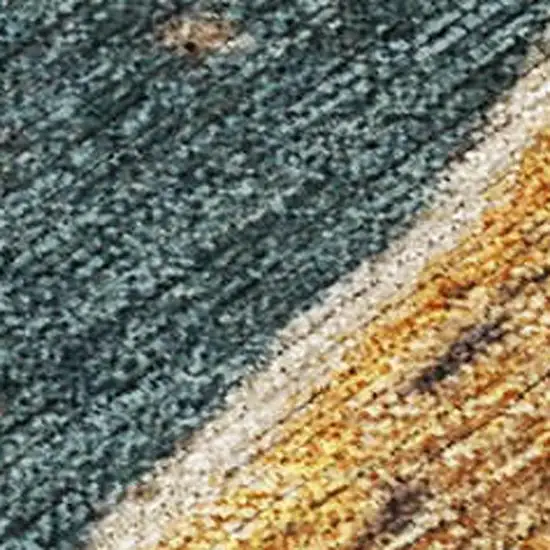 Linen And Charcoal Abstract Washable Indoor Outdoor Area Rug Photo 3