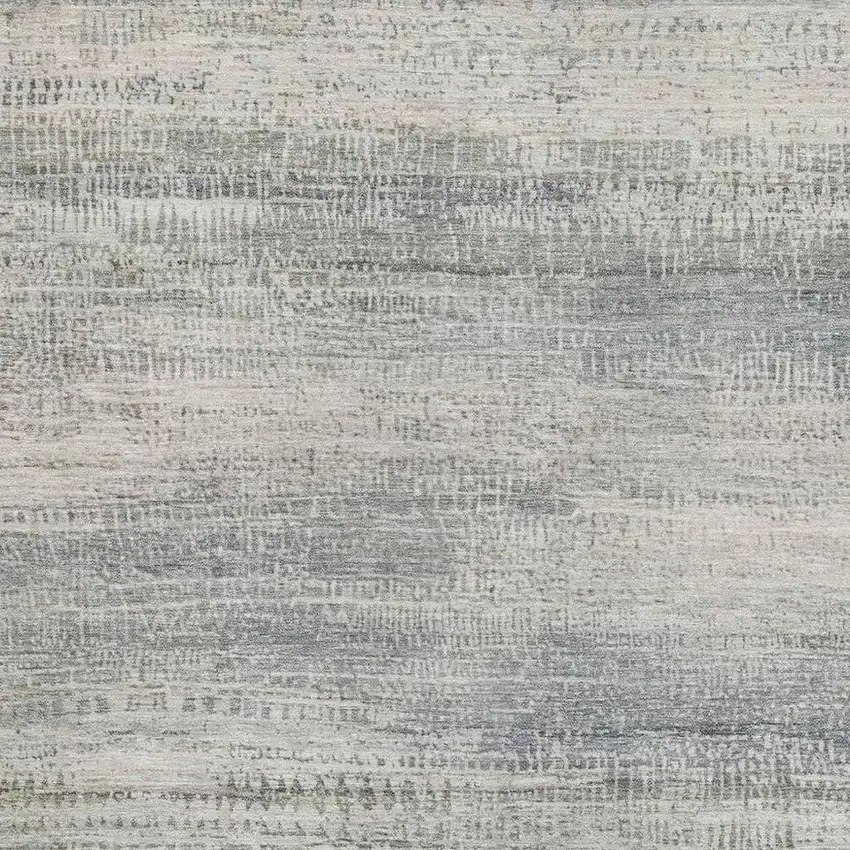 Linen And Gray Abstract Washable Area Rug With UV Protection Photo 3