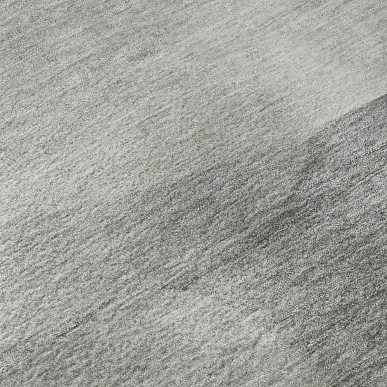 Linen And Gray Abstract Washable Area Rug With UV Protection Photo 7