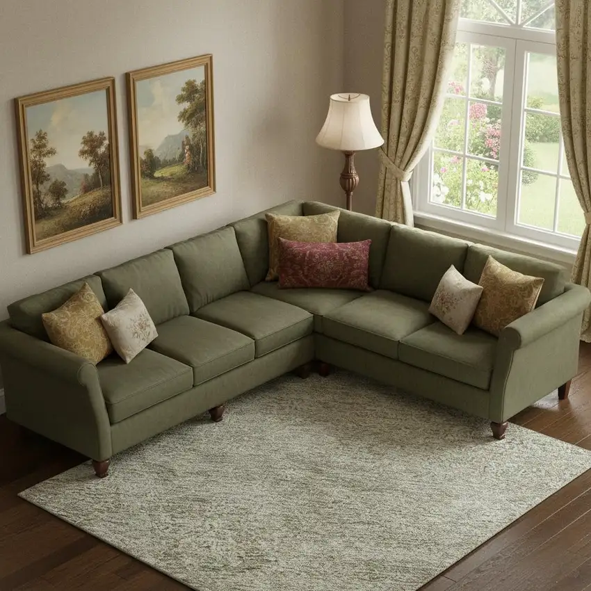 Linen And Ivory Abstract Washable Area Rug With UV Protection Photo 2