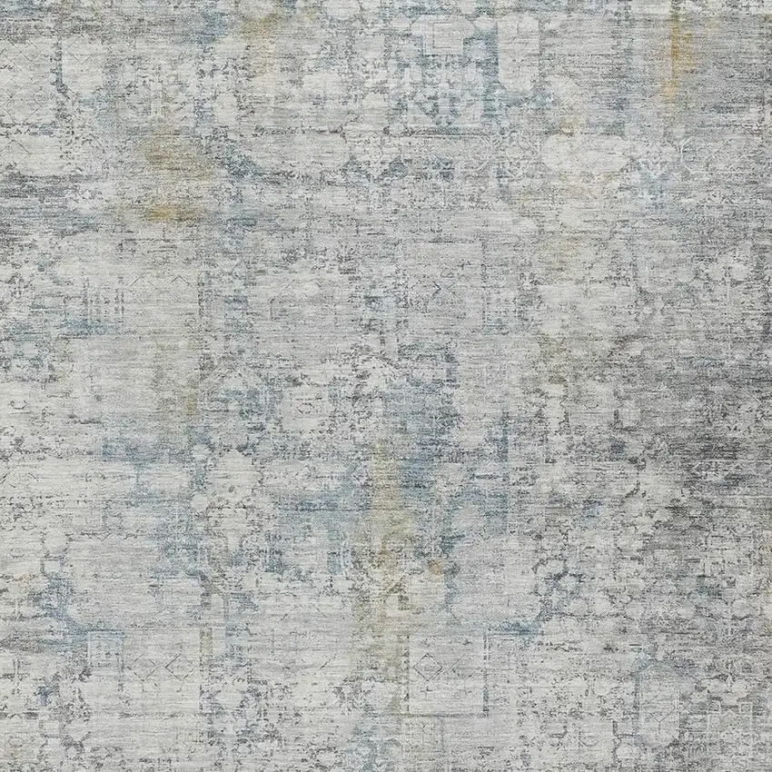 Linen And Ivory Abstract Washable Indoor Outdoor Area Rug Photo 3