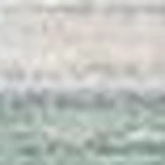 Linen And Pale Aqua Striped Washable Indoor Outdoor Area Rug Photo 3