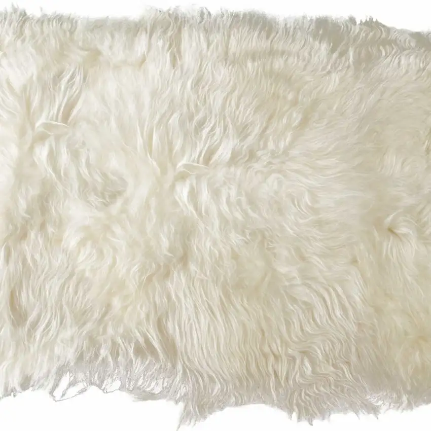 Long Haired Icelandic Sheepskin Area Rug Photo 3