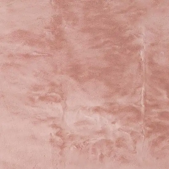 Pink Shag Hand Knotted Area Rug Photo 5