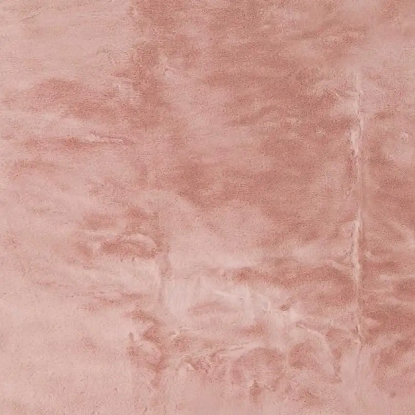 Pink Shag Hand Knotted Area Rug Photo 6