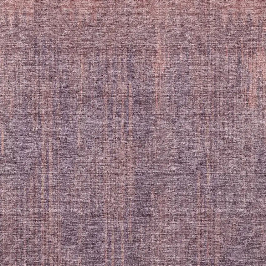Mauve And Dark Purple Striped Washable Indoor Outdoor Area Rug Photo 6