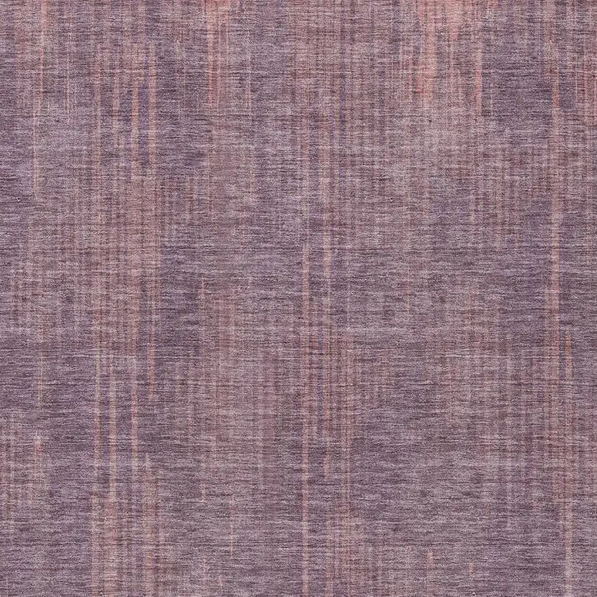 Mauve And Dark Purple Striped Washable Indoor Outdoor Area Rug Photo 6
