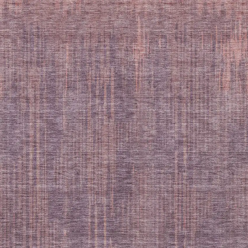 Mauve And Dark Purple Striped Washable Indoor Outdoor Area Rug Photo 6