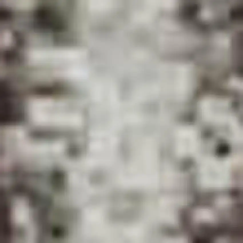 Mauve Blue And Beige Striped Washable Area Rug With UV Protection Photo 1