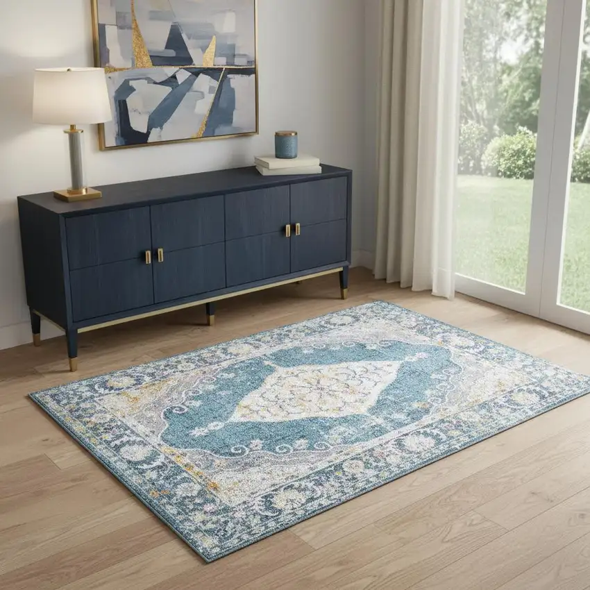 Medallion Area Rug Photo 1