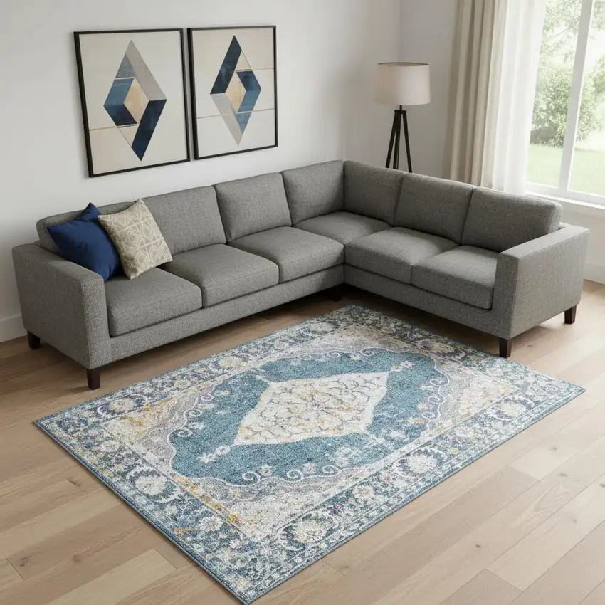 Medallion Area Rug Photo 1