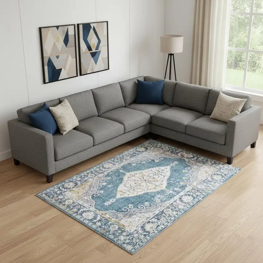 Medallion Area Rug Photo 1