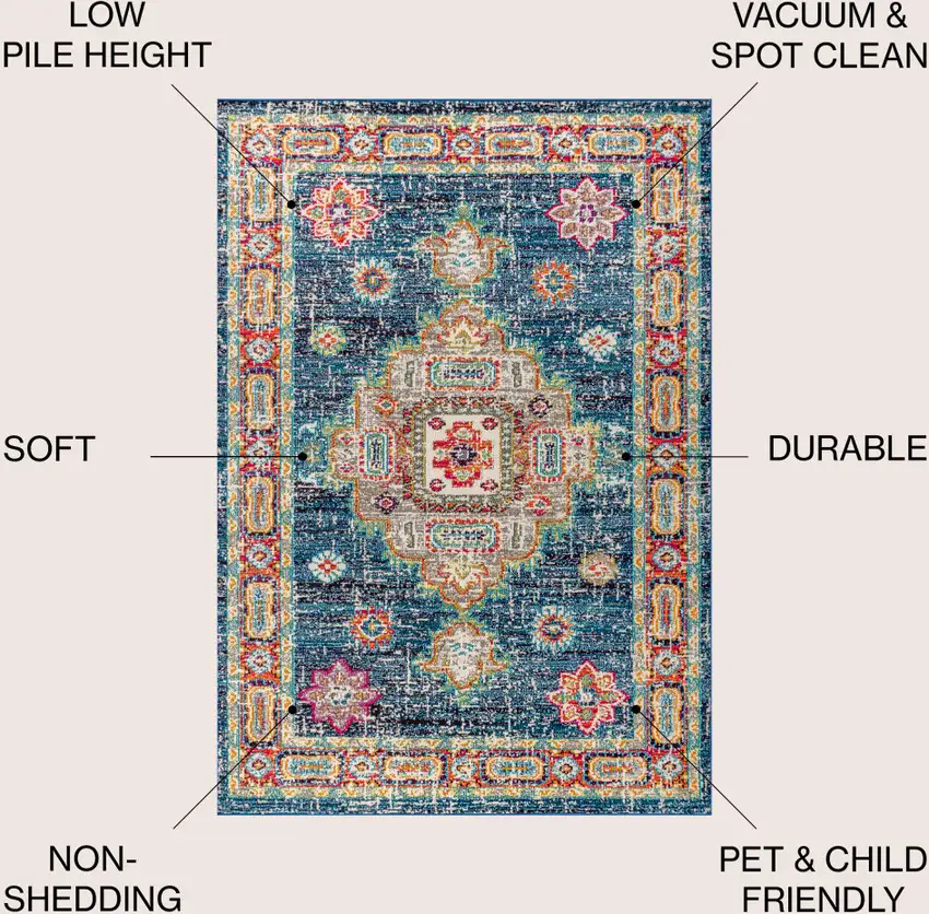 Medallion Area Rug Photo 8