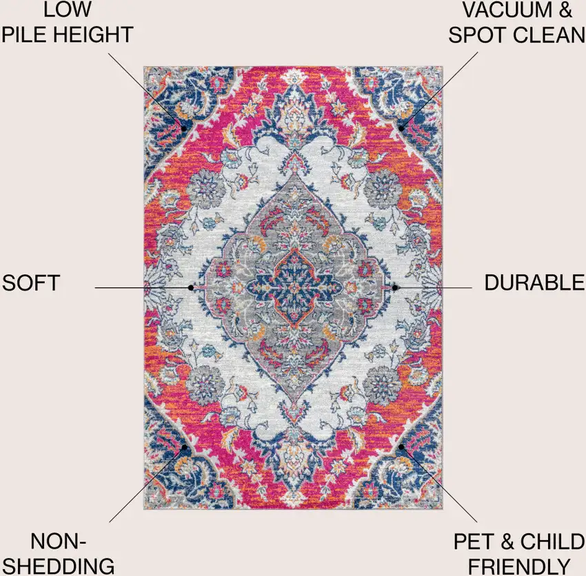Medallion Area Rug Photo 9