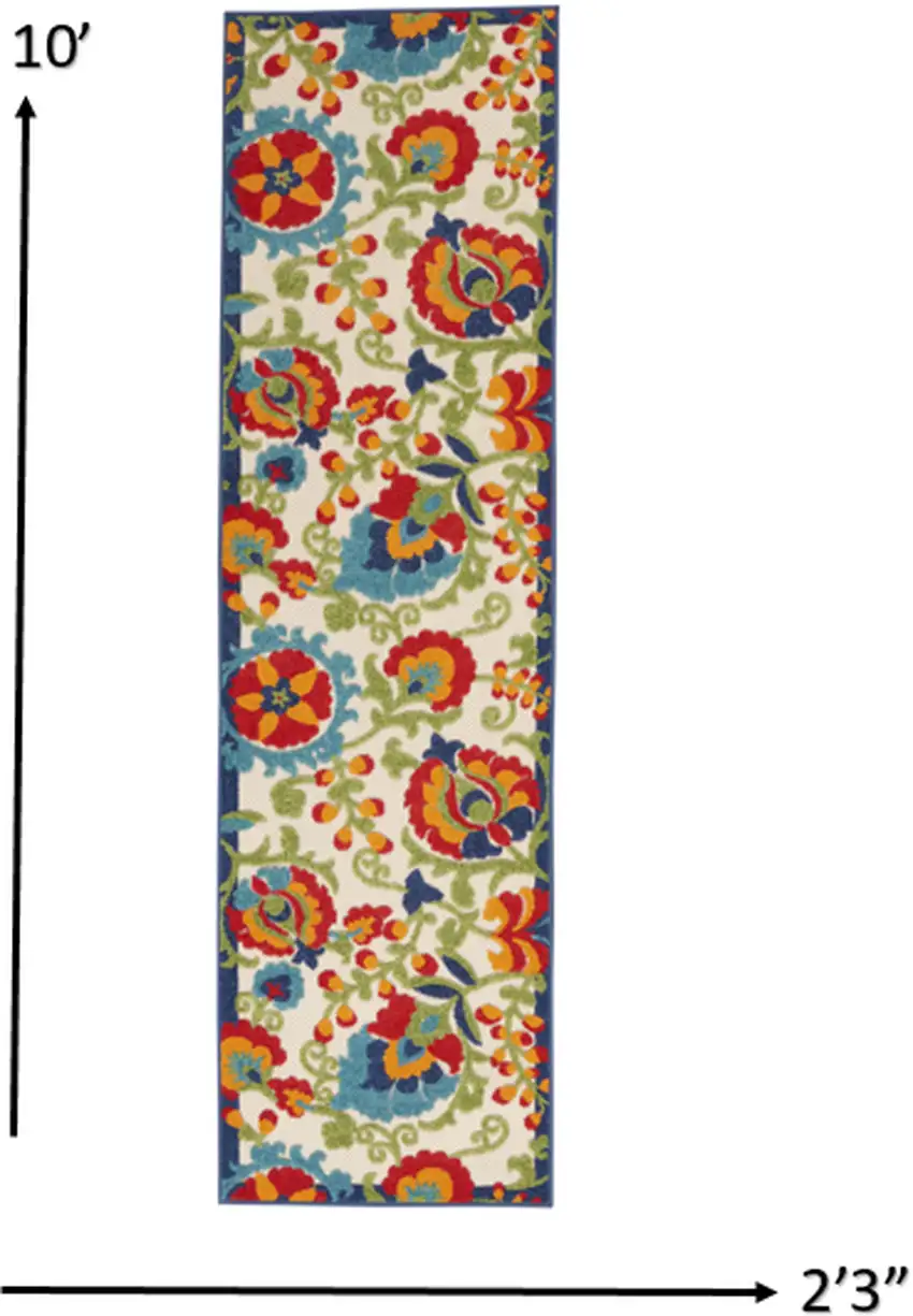 Mediterra Indoor Outdoor Runner Rug Photo 4