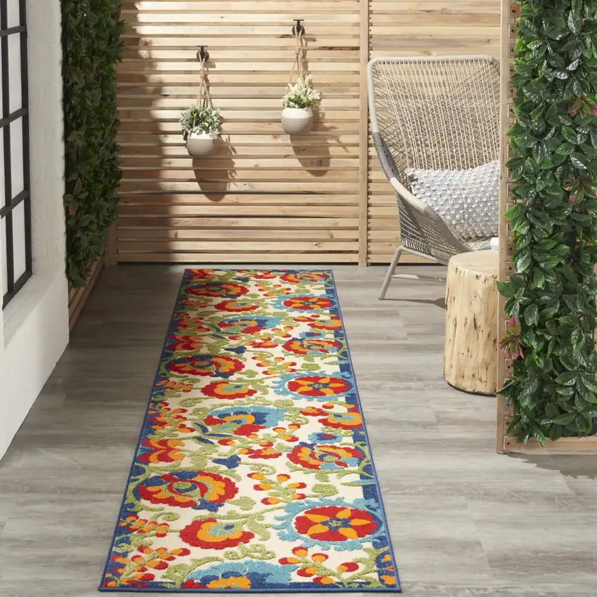 Mediterra Indoor Outdoor Runner Rug Photo 7