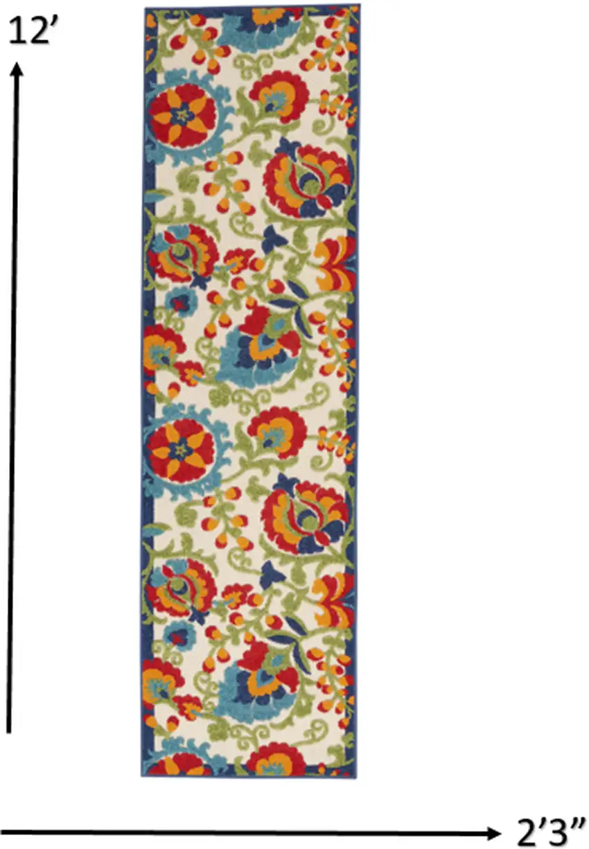 Mediterra Indoor Outdoor Runner Rug Photo 4