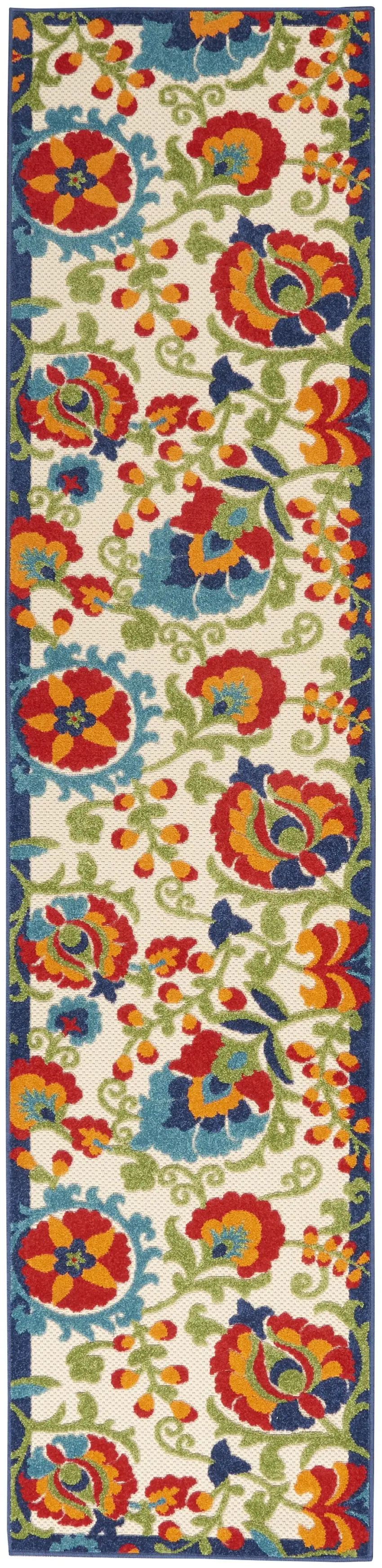 Mediterra Indoor Outdoor Runner Rug Photo 1
