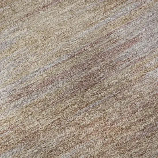 Merlot And Beige Abstract Washable Area Rug With UV Protection Photo 7