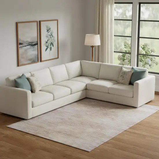 Merlot And Beige Abstract Washable Area Rug With UV Protection Photo 1