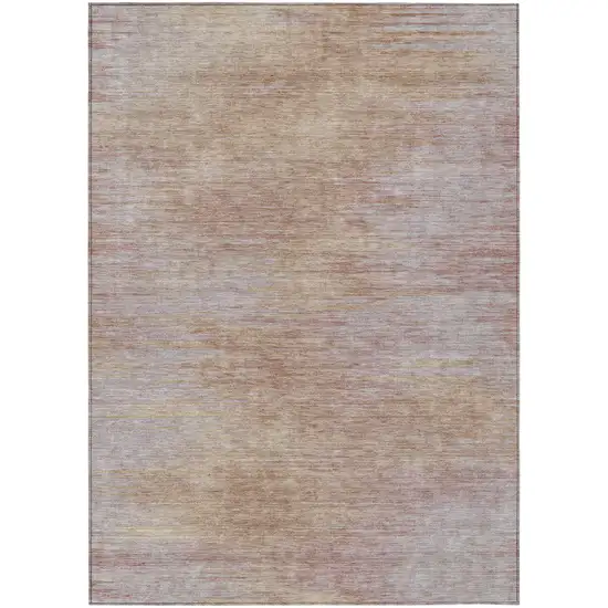 Merlot And Beige Abstract Washable Indoor Outdoor Area Rug Photo 2