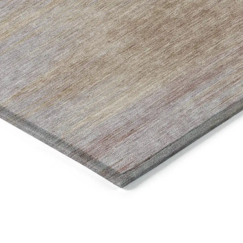 Merlot And Beige Abstract Washable Indoor Outdoor Area Rug Photo 5