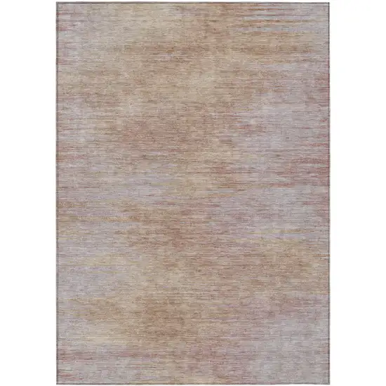 Merlot And Beige Abstract Washable Indoor Outdoor Area Rug Photo 2