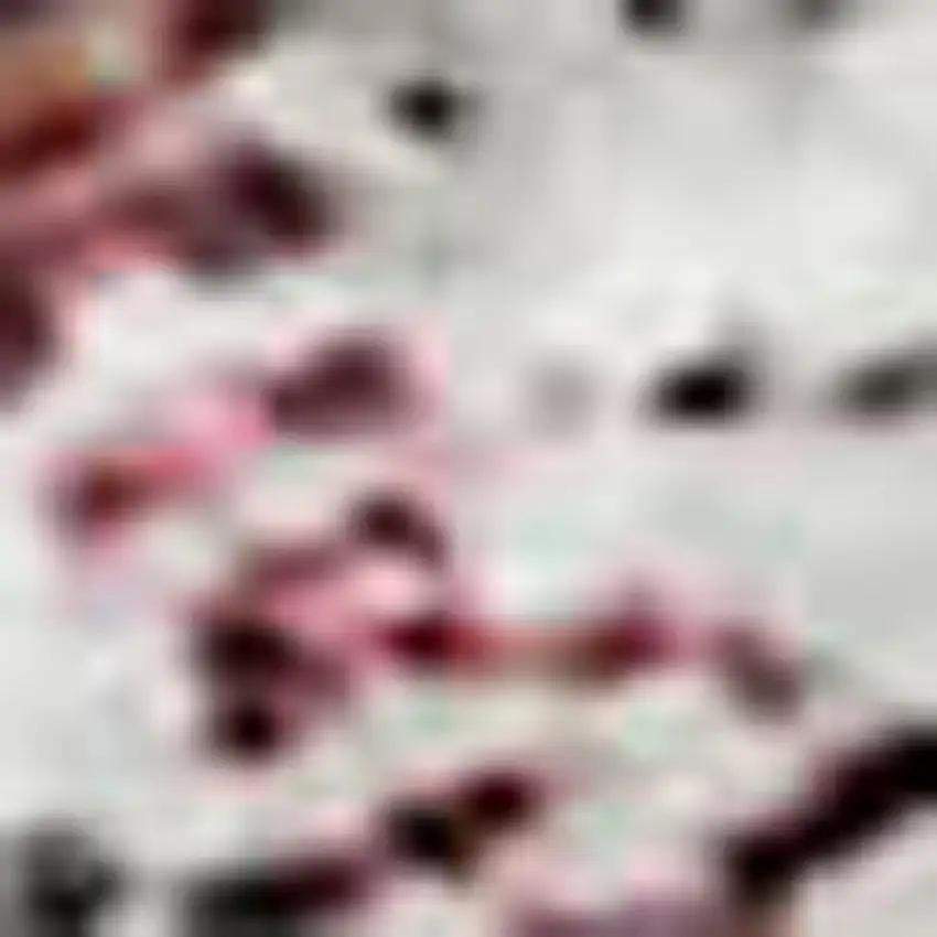 Merlot And Gray Abstract Washable Area Rug With UV Protection Photo 3