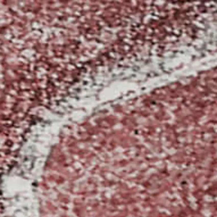 Merlot And Ivory Abstract Washable Area Rug With UV Protection Photo 4