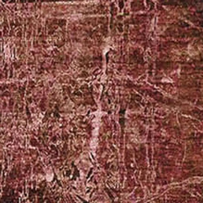 Merlot And Ivory Abstract Washable Area Rug With UV Protection Photo 3