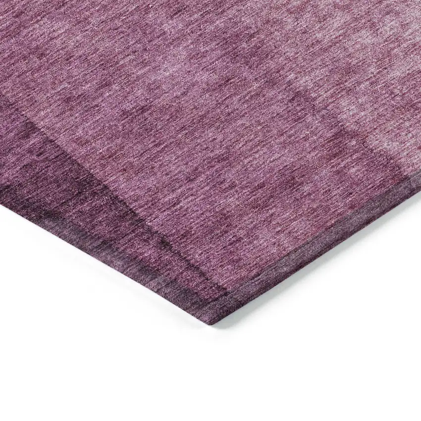 Merlot Blush And Pink Ombre Washable Indoor Outdoor Area Rug Photo 3