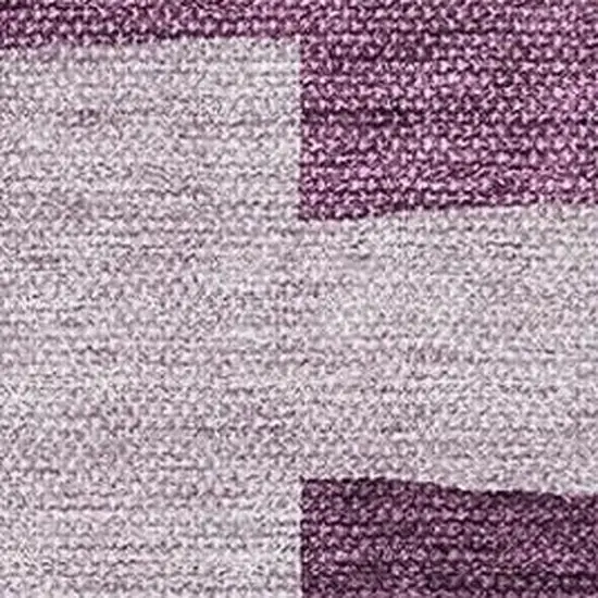 Merlot Gray And Ivory Geometric Washable Area Rug With UV Protection Photo 5