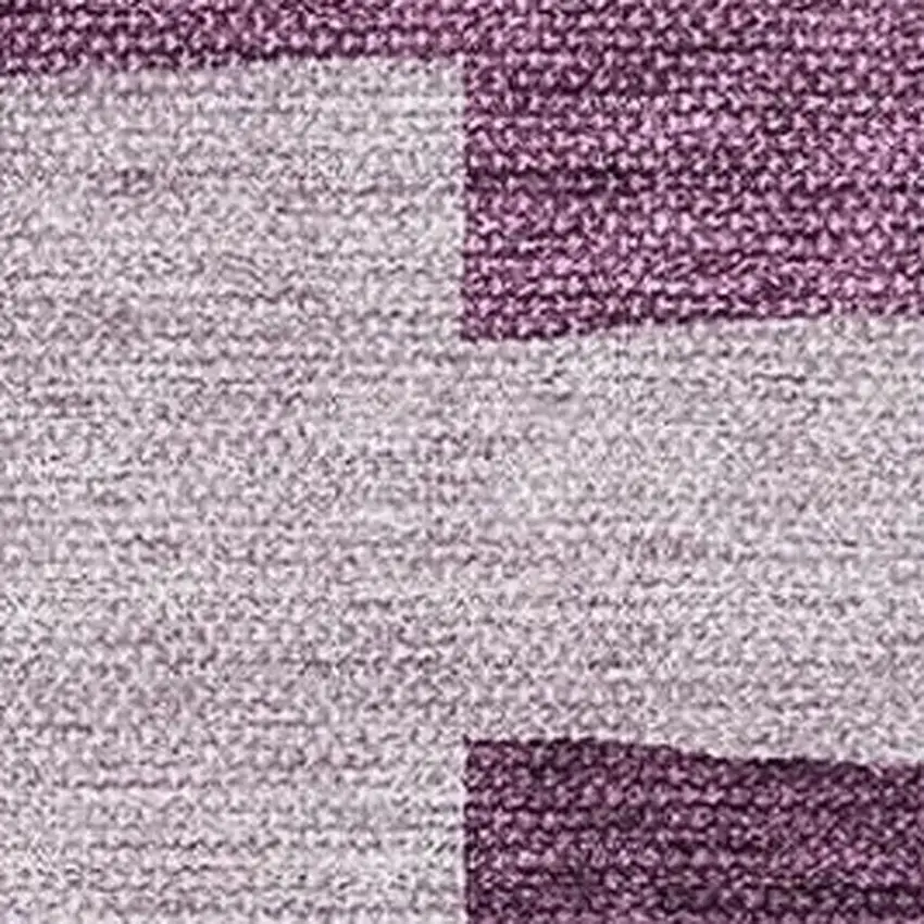 Merlot Gray And Ivory Geometric Washable Area Rug With UV Protection Photo 5