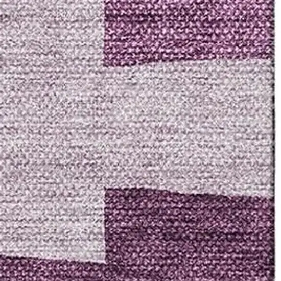 Merlot Gray And Ivory Geometric Washable Area Rug With UV Protection Photo 4