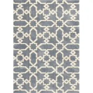 Photo of Microfiber Slate Blue Area Rug