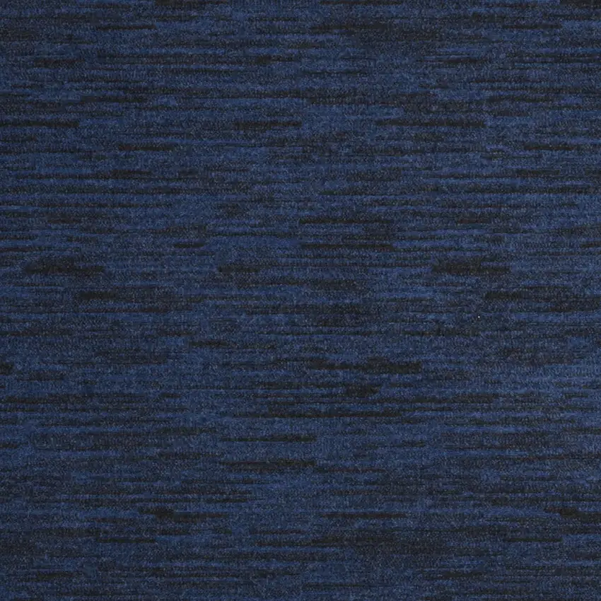 Midnight Blue Stain Resistant Indoor Outdoor Area Rug Photo 3