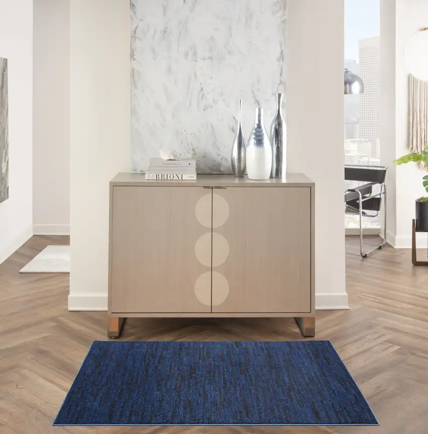 Blue Indoor Outdoor Area Rug Photo 7