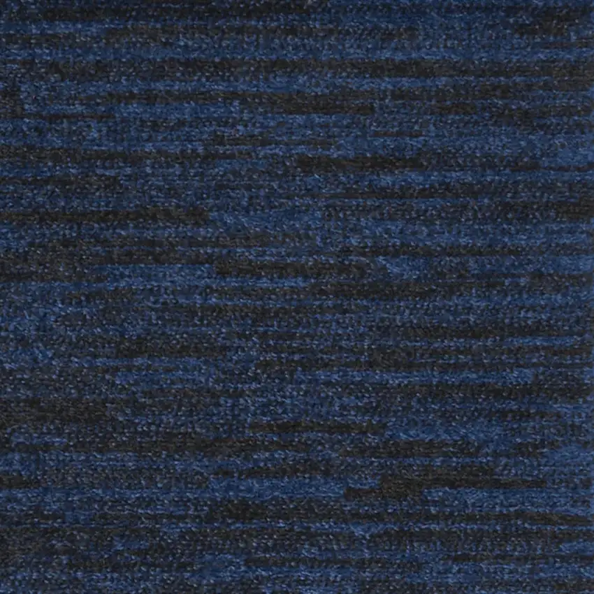 Midnight Blue Non Skid Indoor Outdoor Runner Rug Photo 3