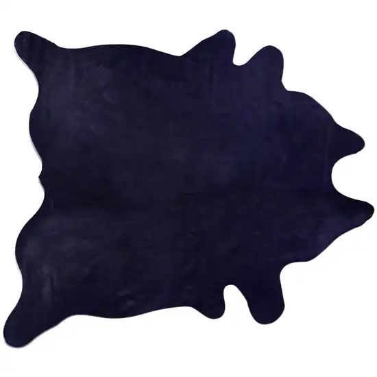 Midnight Cowhide Hand Knotted Area Rug Photo 1