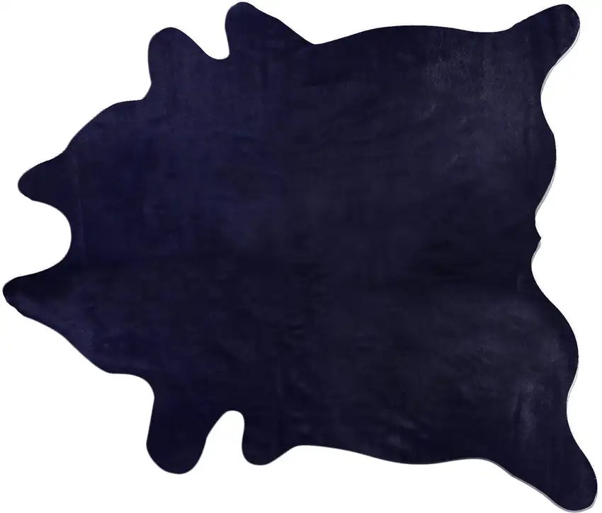 Midnight Cowhide Hand Knotted Area Rug Photo 3